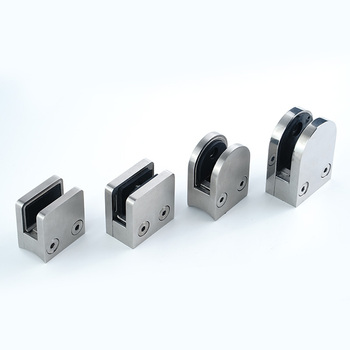 Holding Round Metal Glass Clamp Fix Panel Stainless Steel Railing