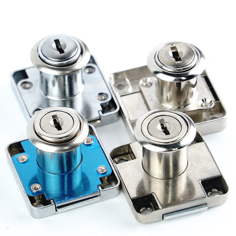 Furniture Metal Hot Sale Iron Front Drawer Cam Lock Square Cabinet Lock Desk Drawer 138 Drawer Lock