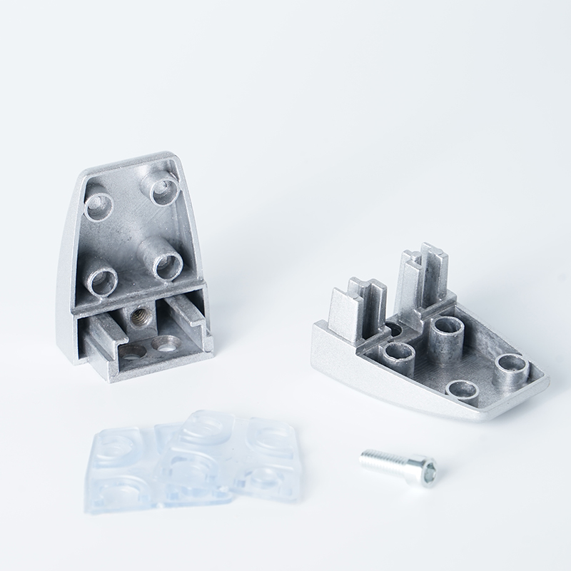 Adjustable Black Aluminum Alloy L-Shaped Electroplated Desktop Divider Clip Free Drilling Desk Panel Fixing Acrylic Glass Clamp