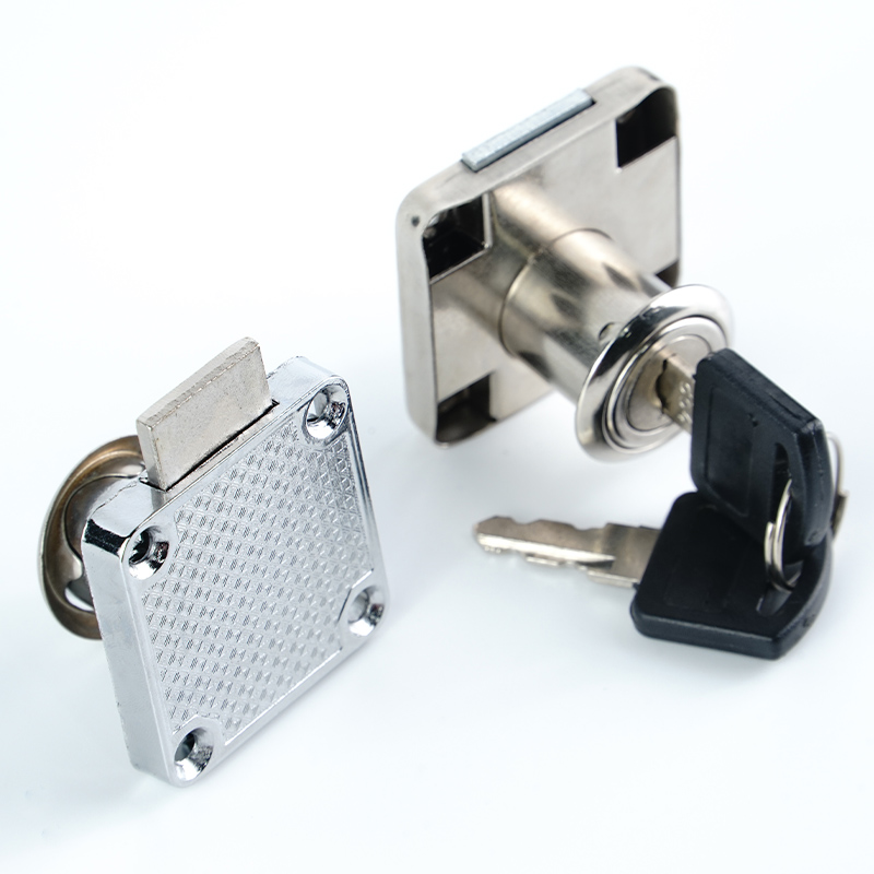 Furniture Metal Hot Sale Iron Front Drawer Cam Lock Square Cabinet Lock Desk Drawer 138 Drawer Lock