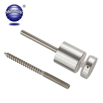 Stand Off Pin 50mm Diam Spacer-adjustable Clamp Stainless Steel