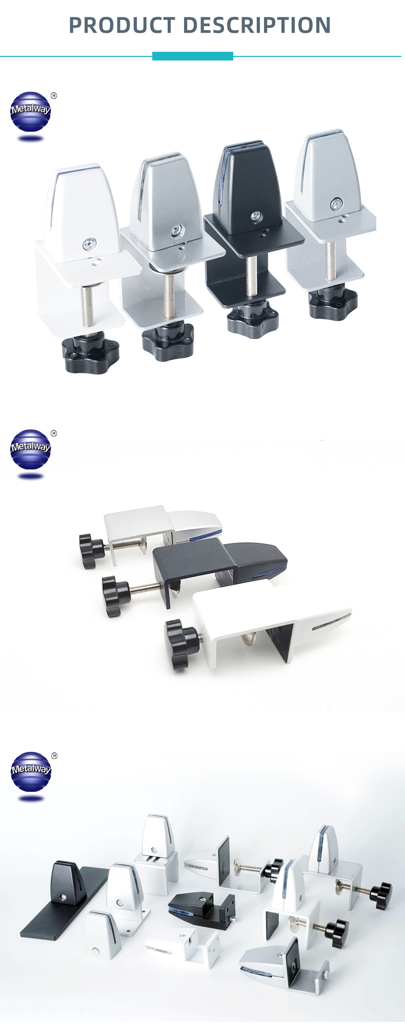 Desk Partition Clamp