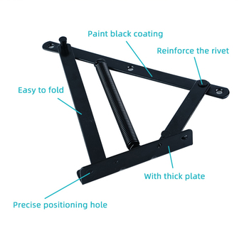 Spongde Lift Table Mechanism Double Bi-Parting Folding Storage Hinge
