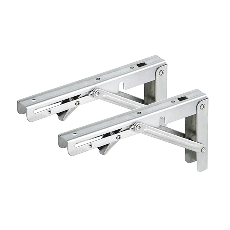 Cheap Low Price High Quality Best Seller Iron Black and White Stainless Steel Satin Brushed Finish Folding Shelf Bracket