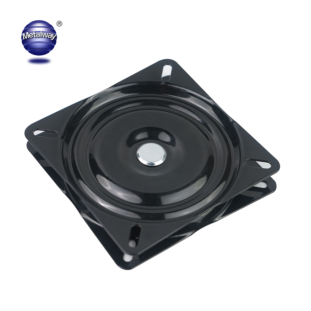 360 Degree Rotating Square Iron Turntable Furniture Hinge Mechanism Stainless Steel Ball Bearing Swivel Plate Living Room Dining