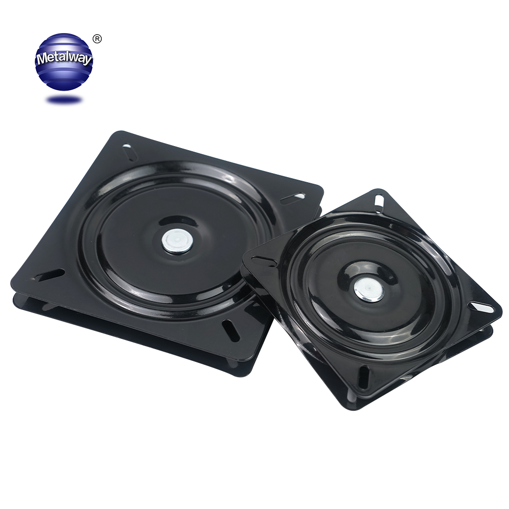 Heavy-Duty Iron Swivel Plate with Solid Ring Ball Bearing Dining Chair Base Furniture Hardware 360 Degree Rotation Eco-Friendly